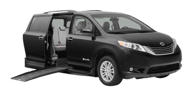 Wheel Chair Toyota Sienna seats 4 and 2 luggage